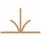Ekena Millwork Richland Timber Gable Bracket, Western Red Cedar, 84"W x 53"H x 1 1/2"D x 3 1/2"F, 15/12 Pitch GBW084X53X0204RIC00SWR - alternate 1